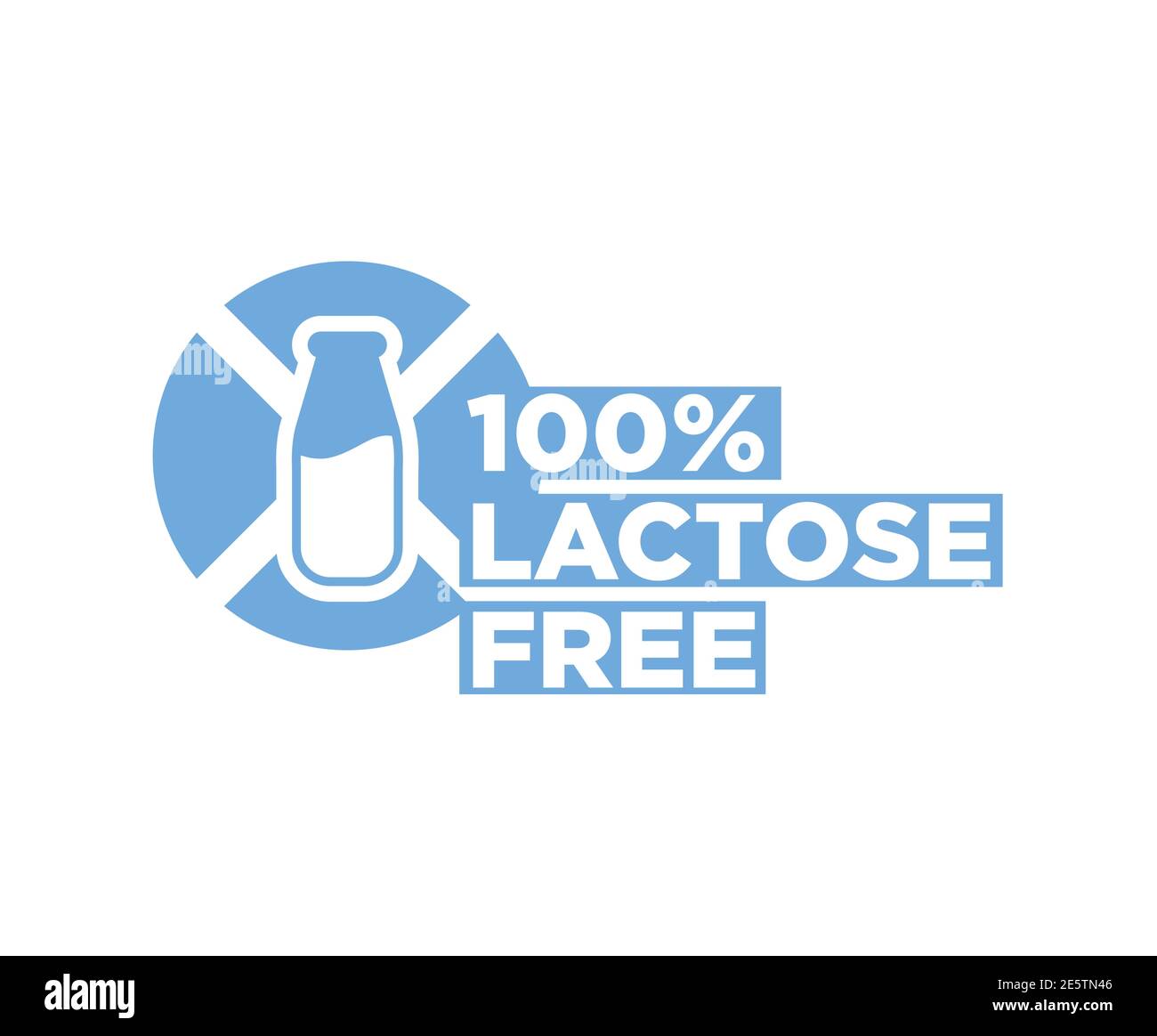 Lactose free icon Stock Vector