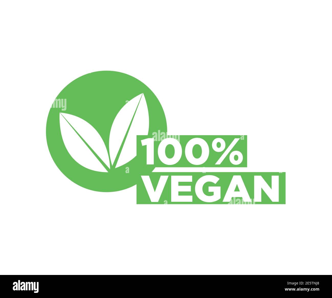 Vegan icon Stock Vector