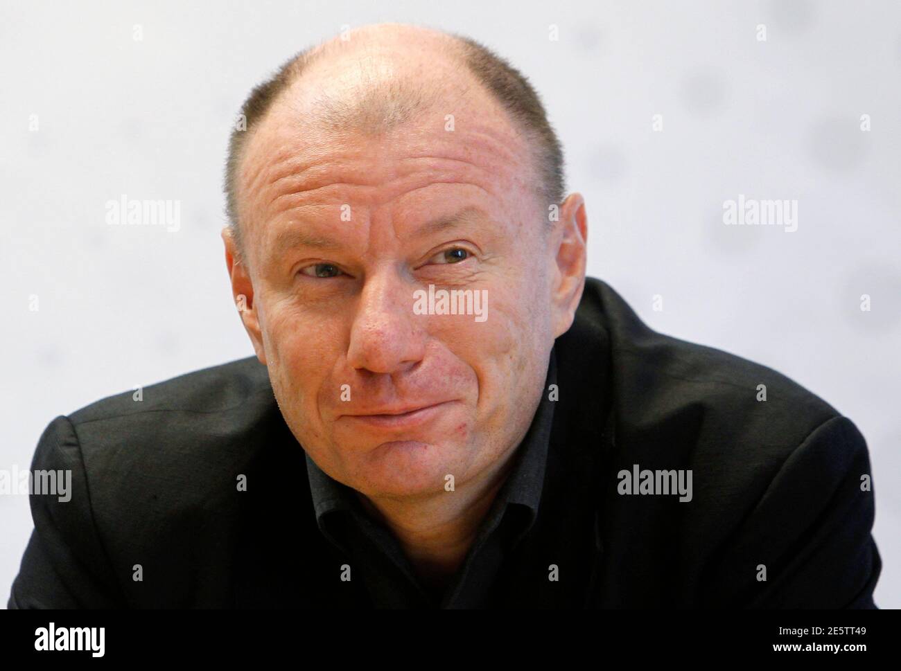 Interros Founder and Owner Vladimir Potanin attends the Reuters Russia Investment Summit in Moscow September 13, 2011. REUTERS/Denis Sinyakov (RUSSIA - Tags: BUSINESS) Stock Photo