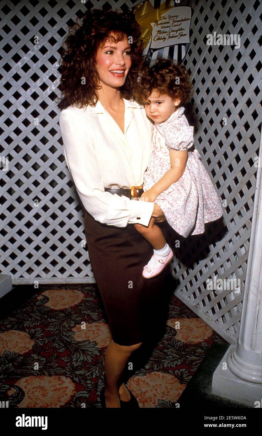 Jaclyn Smith And Daughter, Spencer Margaret 1989 Credit: Ralph