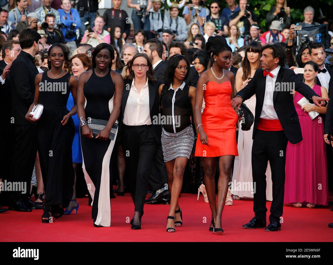 Director Celine Sciamma C And Cast Members Of Her Film Bandes De Filles Girlhood Pose On The Red Carpet As They Arrive For The Screening Of The Film How To Train Your Director Celine Sciamma C And Cast Members Of Her Film Bandes De Filles Girlhood Pose On The Red Carpet As They Arrive For The Screening Of The Film How To Train Your