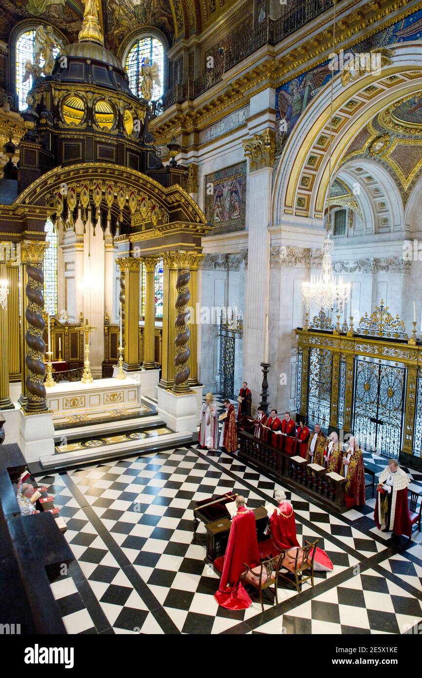 Britain S Queen Elizabeth Centre R And Prince Philip Centre L Attend A Service For The Order Of The British Empire At St Paul S Cathedral In London March 7 2012 Reuters Geoff Pugh Pool Britain