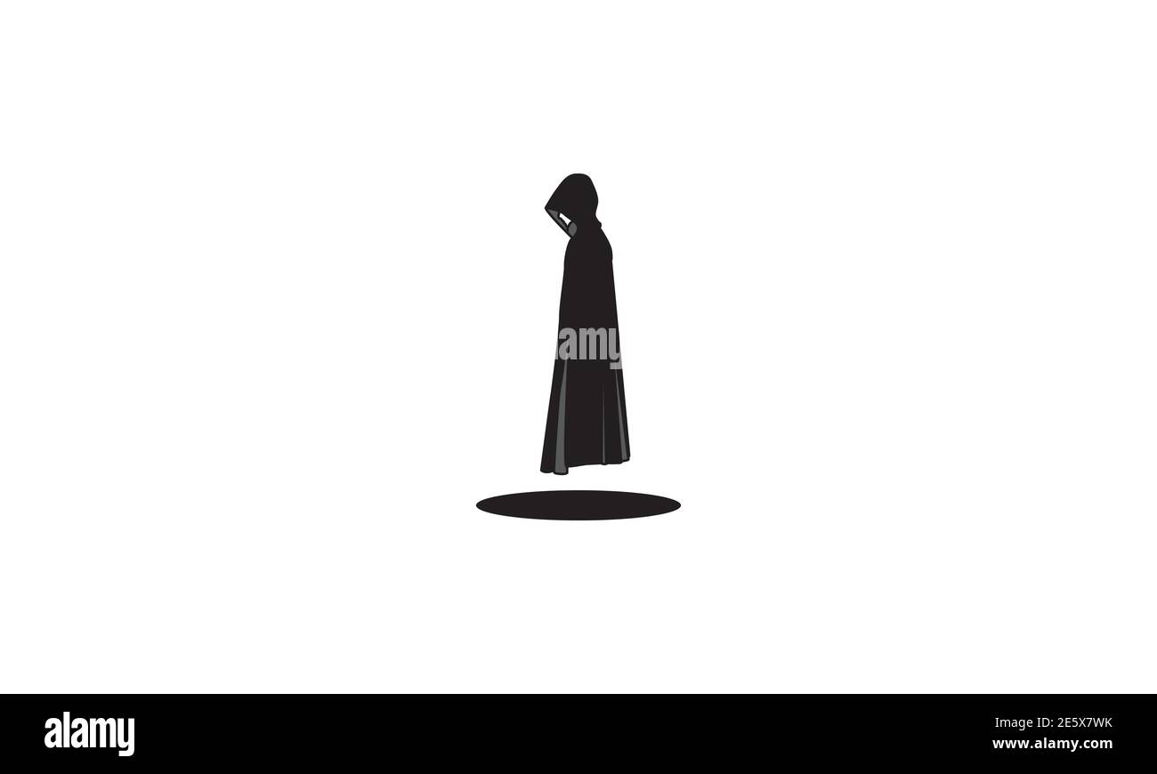 Man With Cloak Mystery Logo Symbol Icon Vector Graphic Design Illustration Stock Vector Image Art Alamy