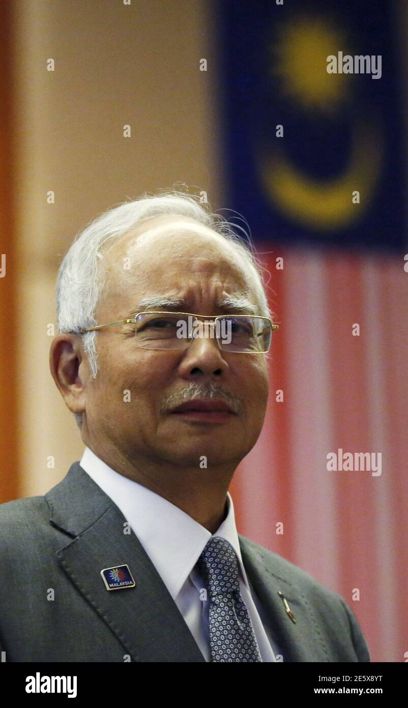Malaysia S Prime Minister Najib Razak Attends A Presentation For Government Interns At The Prime Minster S Office In Putrajaya Malaysia July 8 2015 Malaysian Police Raided The Office Of Troubled State Investment Fund