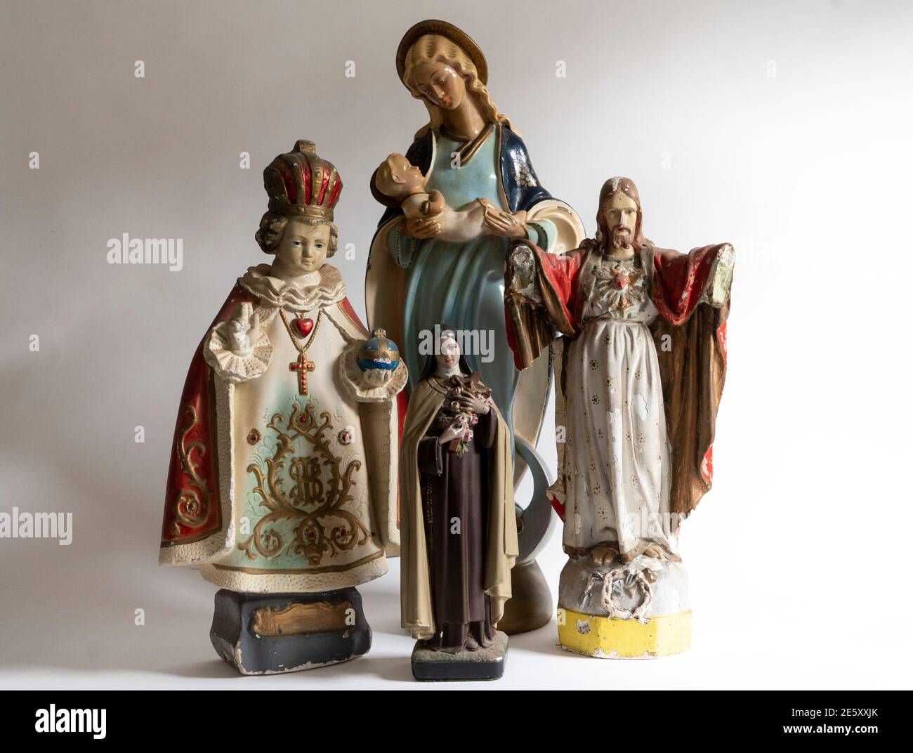 Antique Religious Iconographic statues and souvenirs Stock Photo Alamy