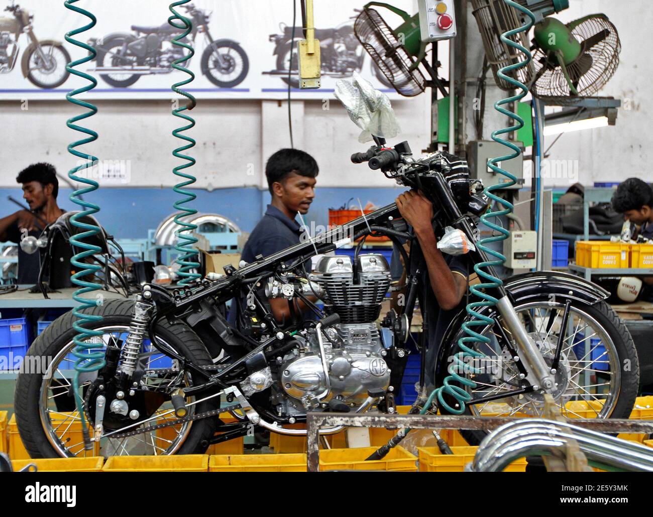 Indian motorcycle factory hi-res stock photography and images - Alamy