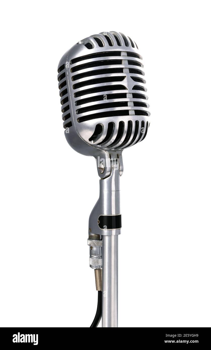 Classic vintage microphone Stock Photo Alamy