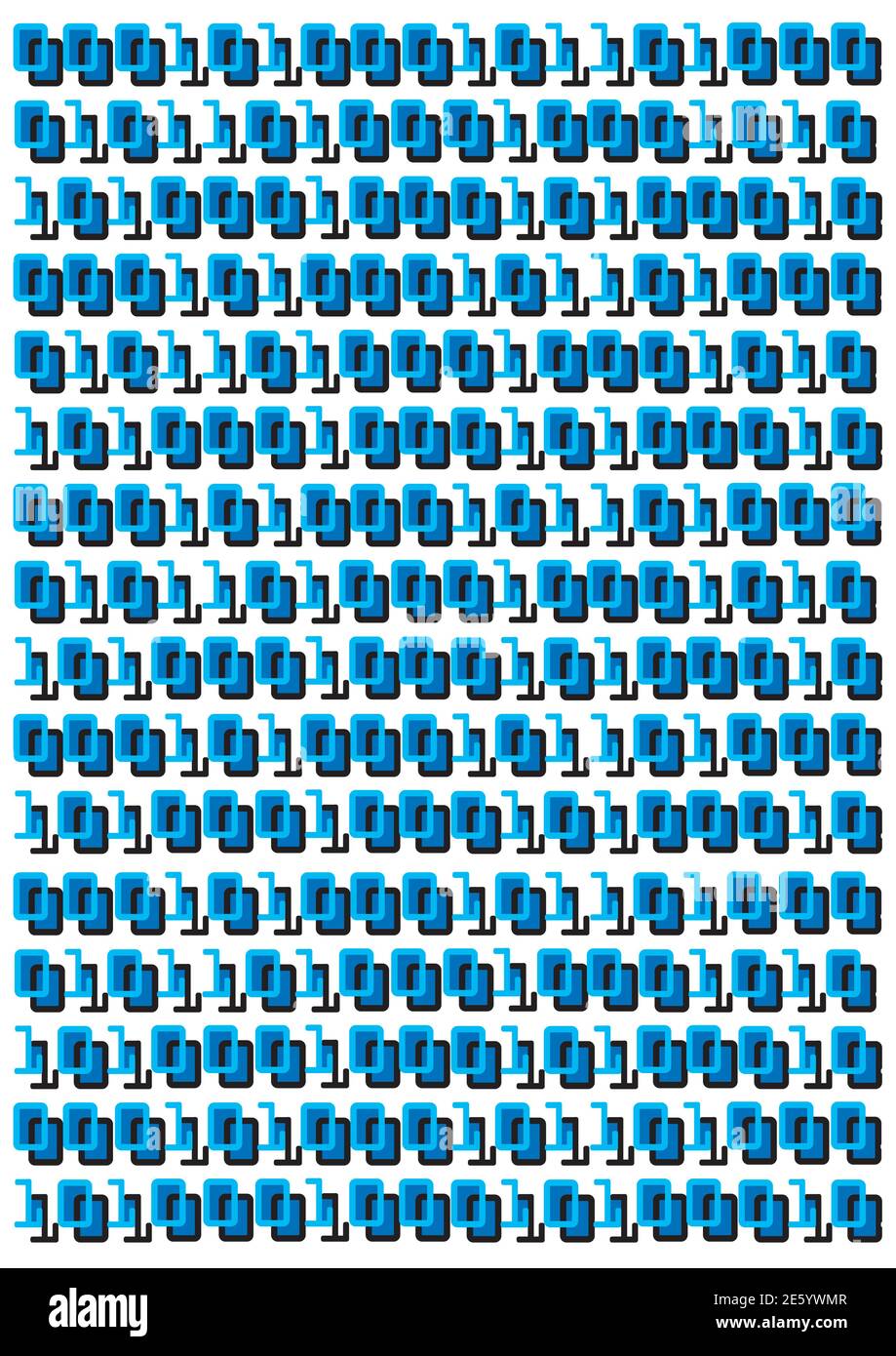 Binary code, digital numbers,background. Expressive backdrop for  informatics and digital technologies. Vector available. Stock Vector