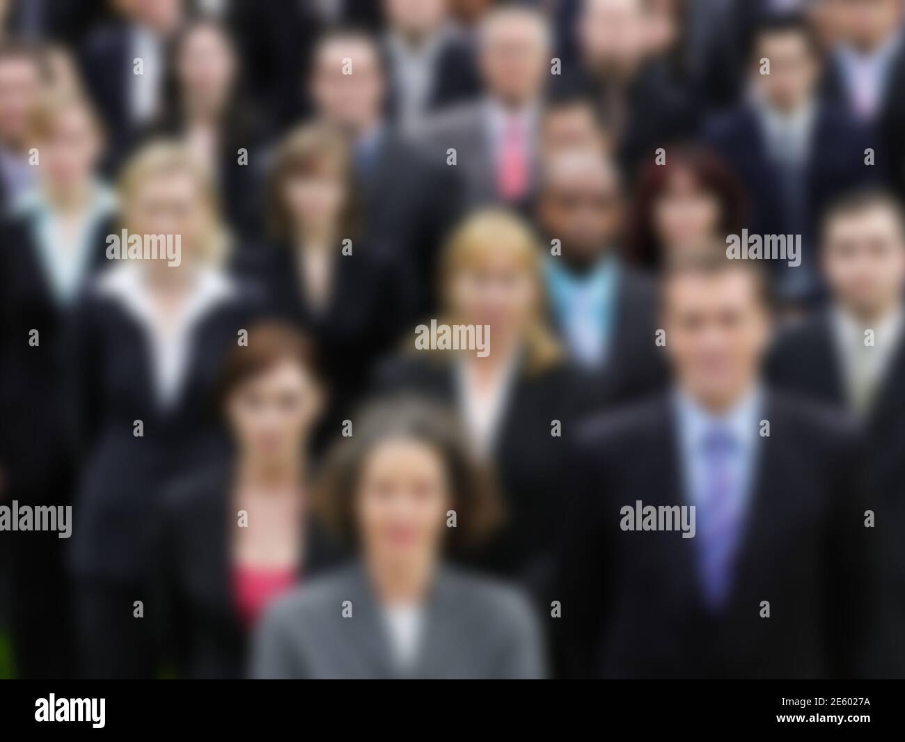 Multi ethnic group of business people standing together Stock Photo - Alamy