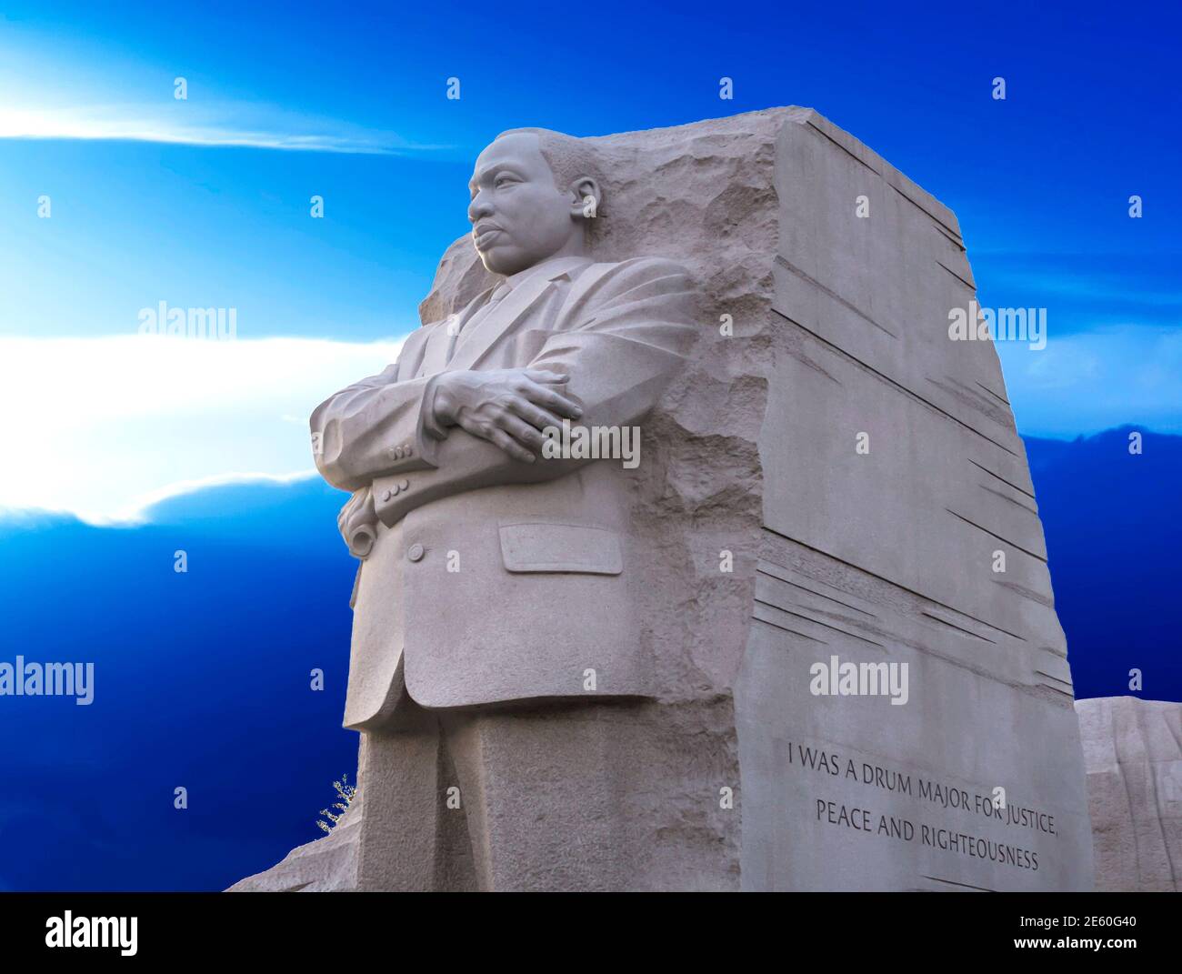 Martin Luther King Jr. Monument in Washington DC Stock Photo