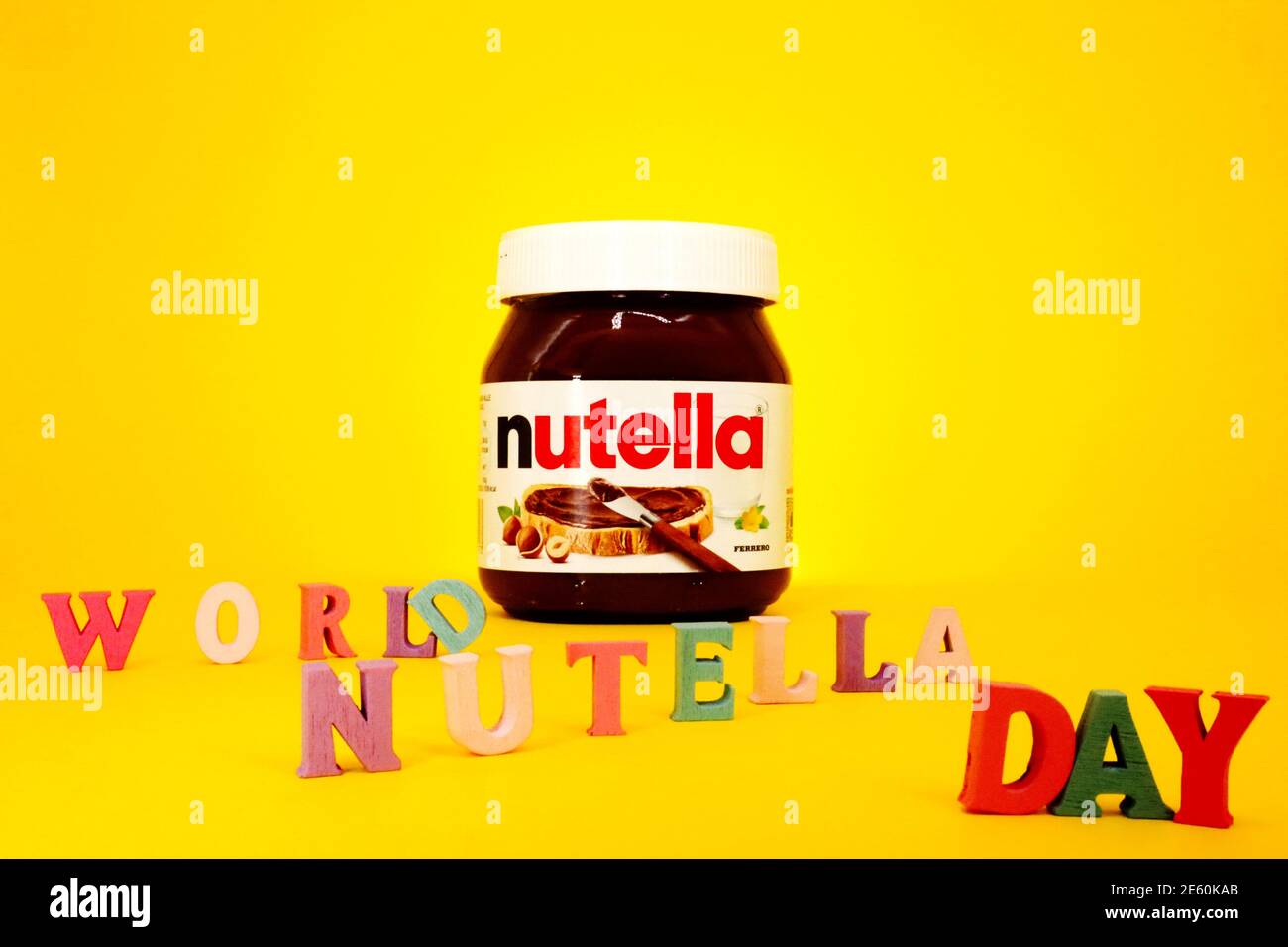 World NUTELLA Day, February 5 NUTELLA, Hazelnut Spread with Cocoa is a brand of products made