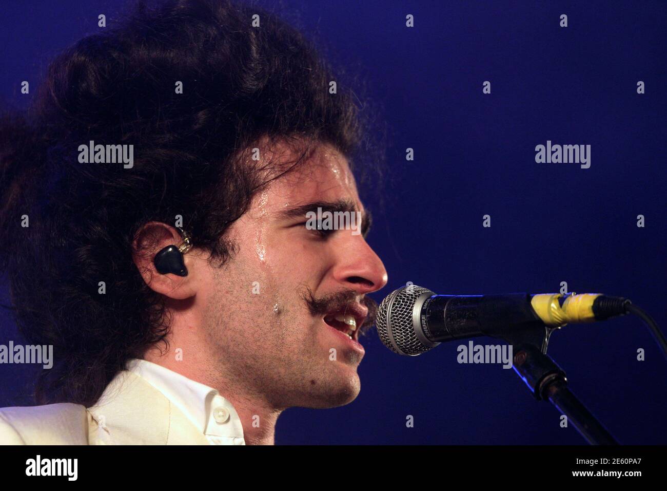 King Charles of Britain performs during the Positivus music festival in  Salacgriva July 20, 2012. REUTERS/Ints Kalnins (LATVIA - Tags:  ENTERTAINMENT Stock Photo - Alamy