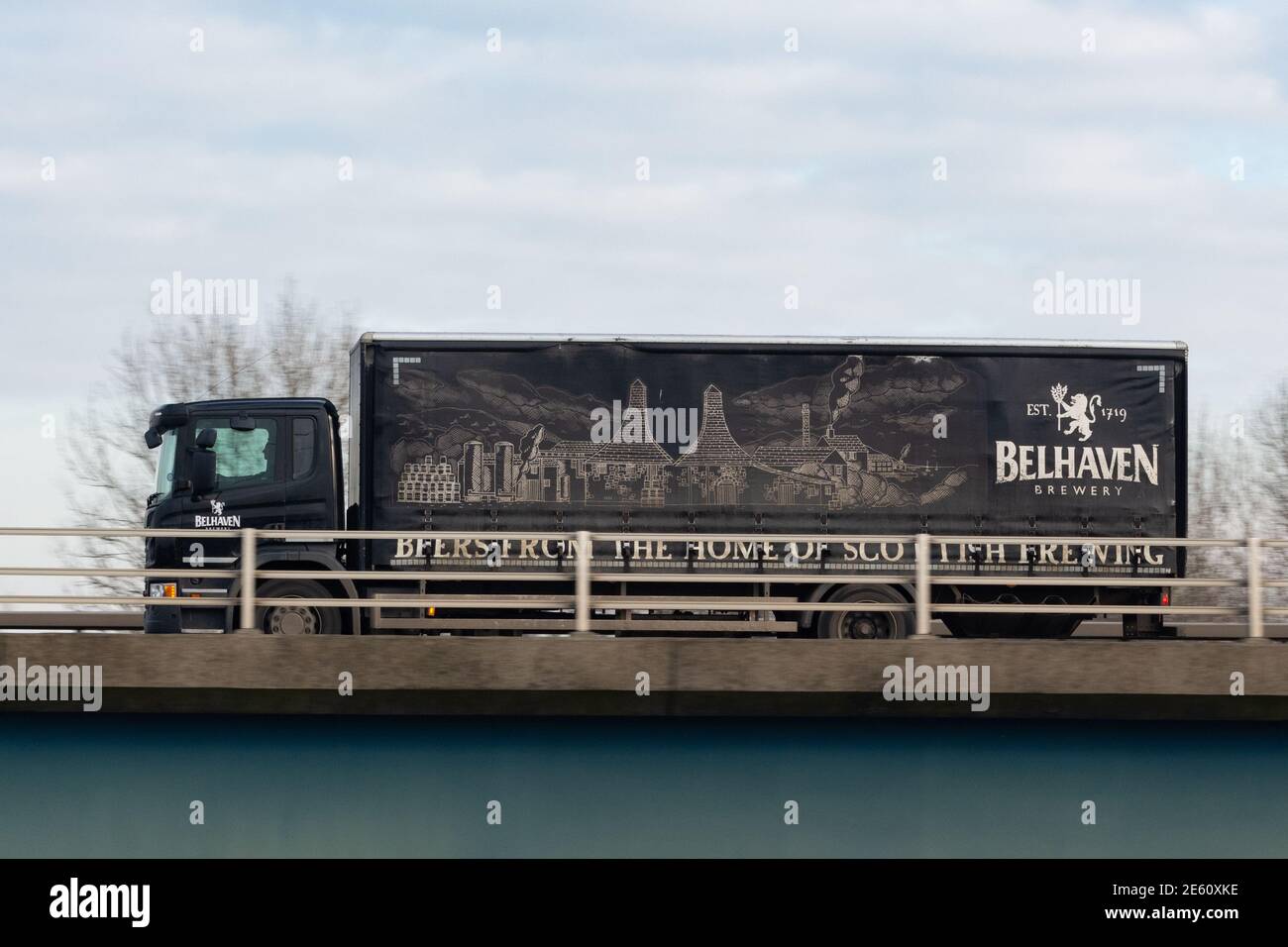 Belhaven brewery delivery lorry hires stock photography and images Alamy