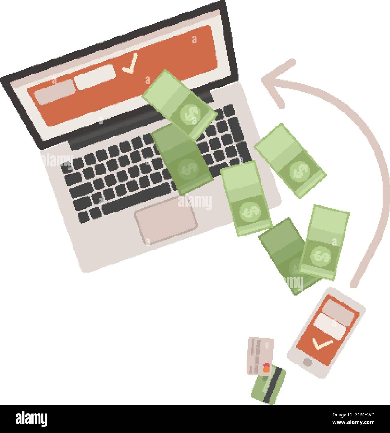 Transfer cash from hand Cut Out Stock Images Pictures Alamy