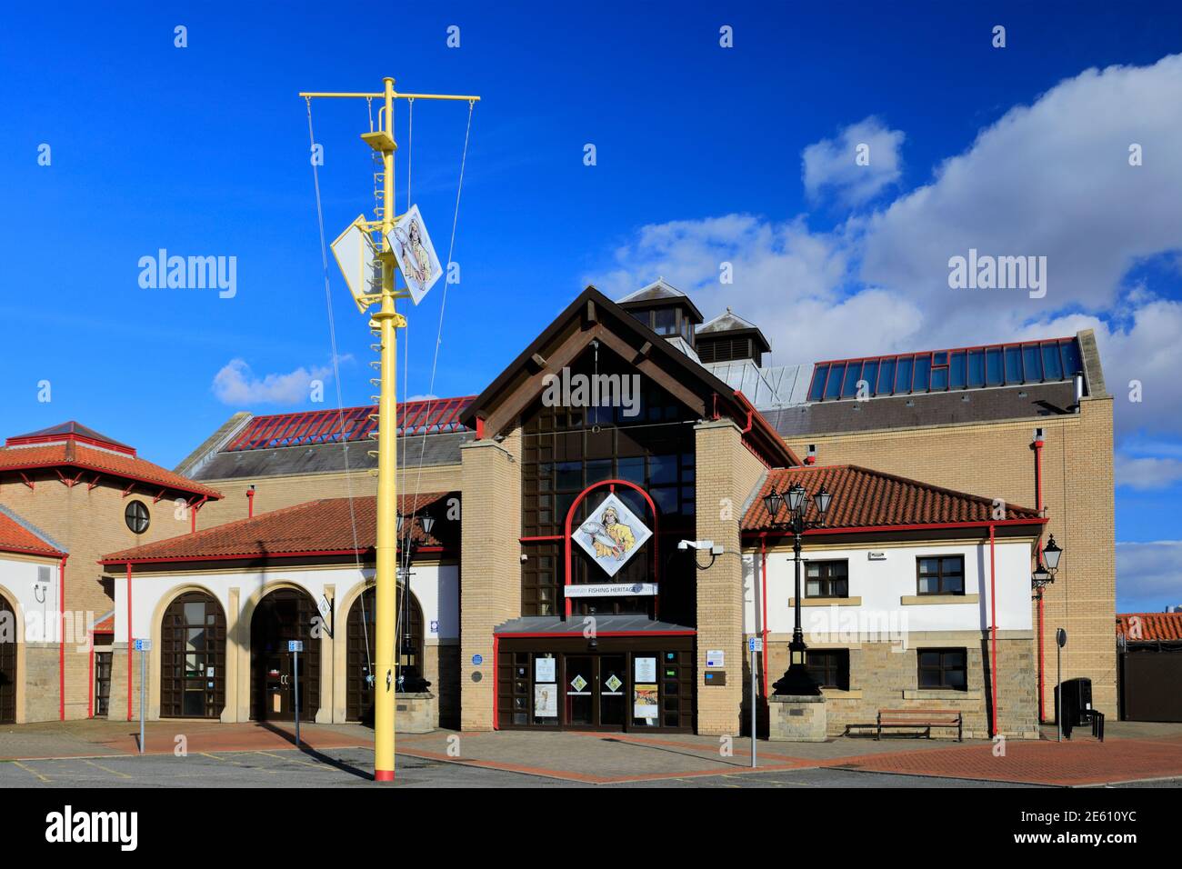The Grimsby Fishing Heritage Centre, Alexandra Dock, Grimsby town, Lincolnshire, England Stock Photo