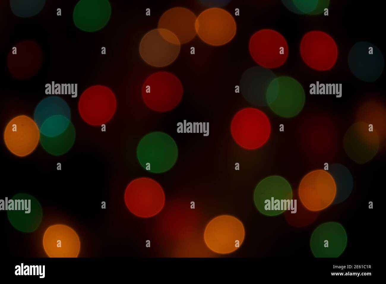 Abstract bokeh lights pattern background. Colorful circles. Stock Photo