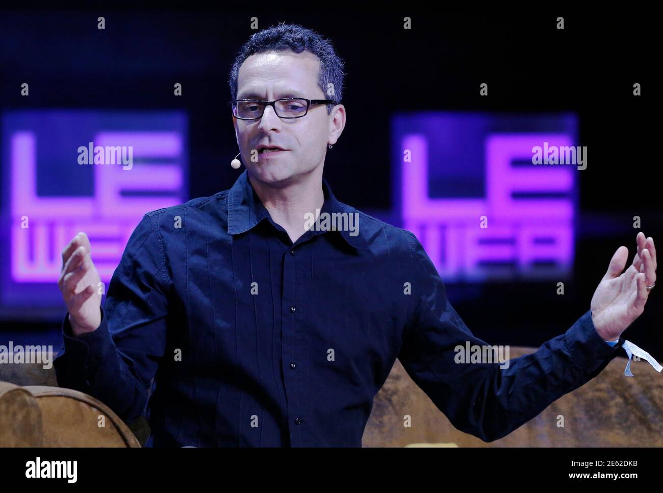Bradley Horowitz, Vice President, Product Management at Google, speaks  during a Q&A session at LeWeb 2012 in London June 19, 2012. REUTERS/Luke  MacGregor (BRITAIN - Tags: BUSINESS Stock Photo - Alamy