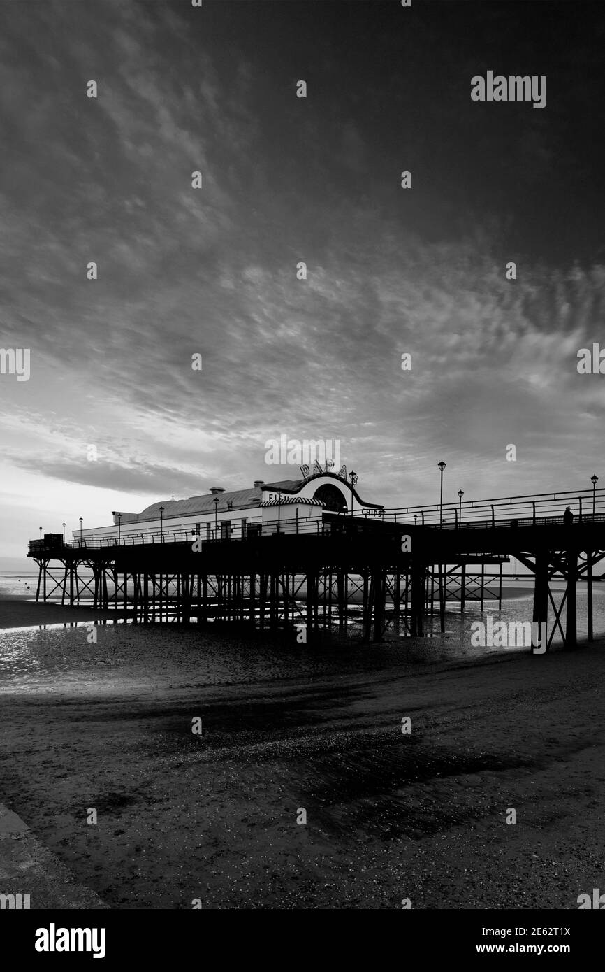 Evening colours, Cleethorpes Pier, Cleethorpes town, North East