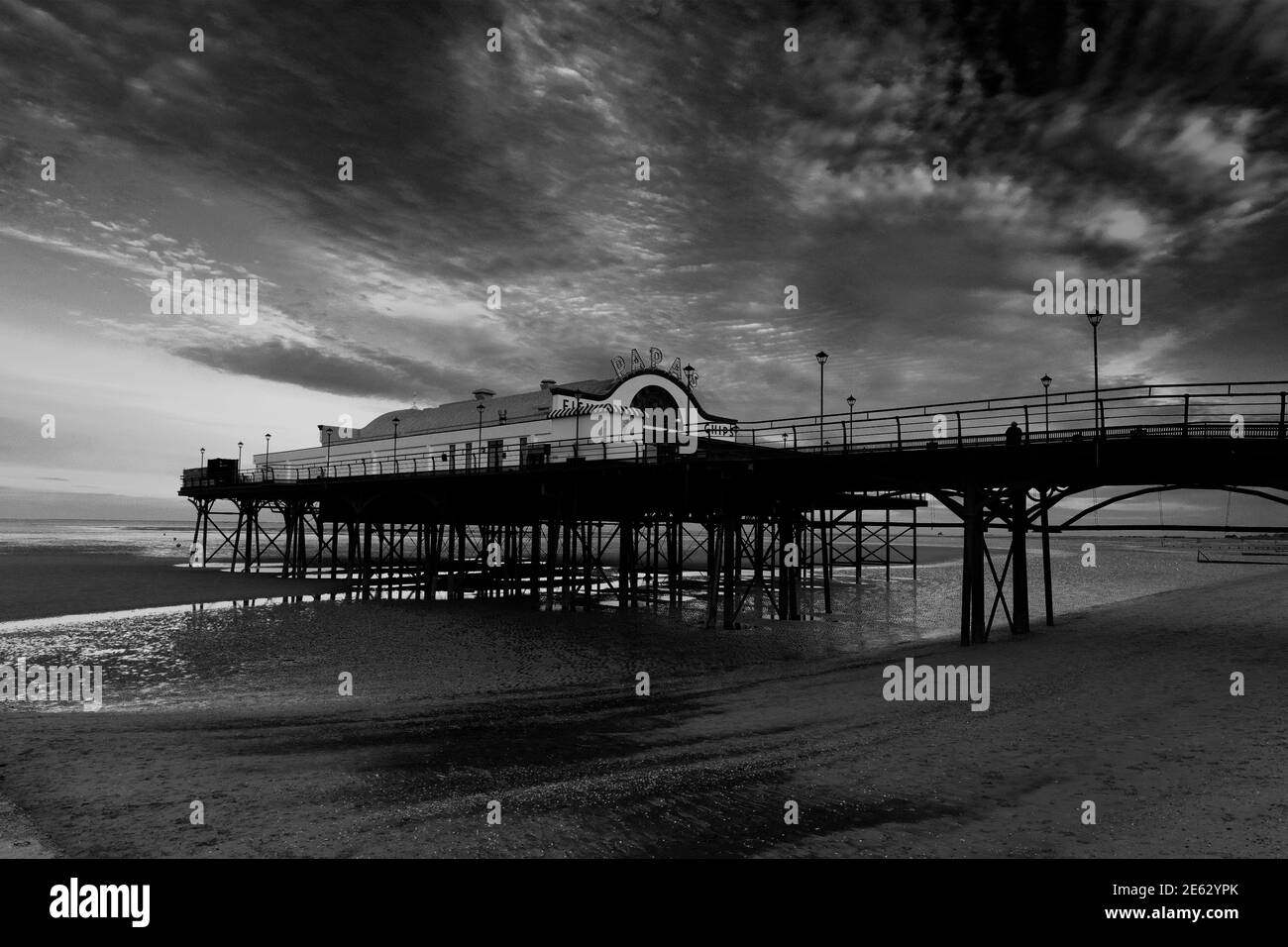 Evening colours, Cleethorpes Pier, Cleethorpes town, North East