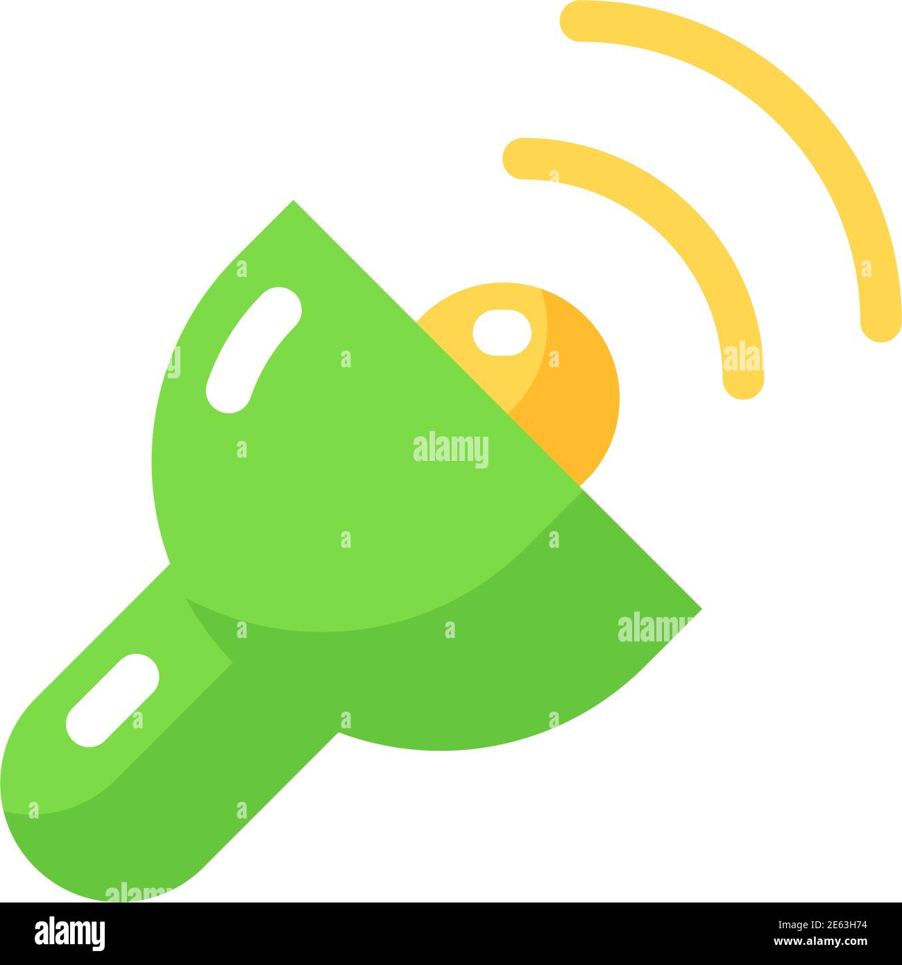 Lantern app vector flat color icon Stock Vector