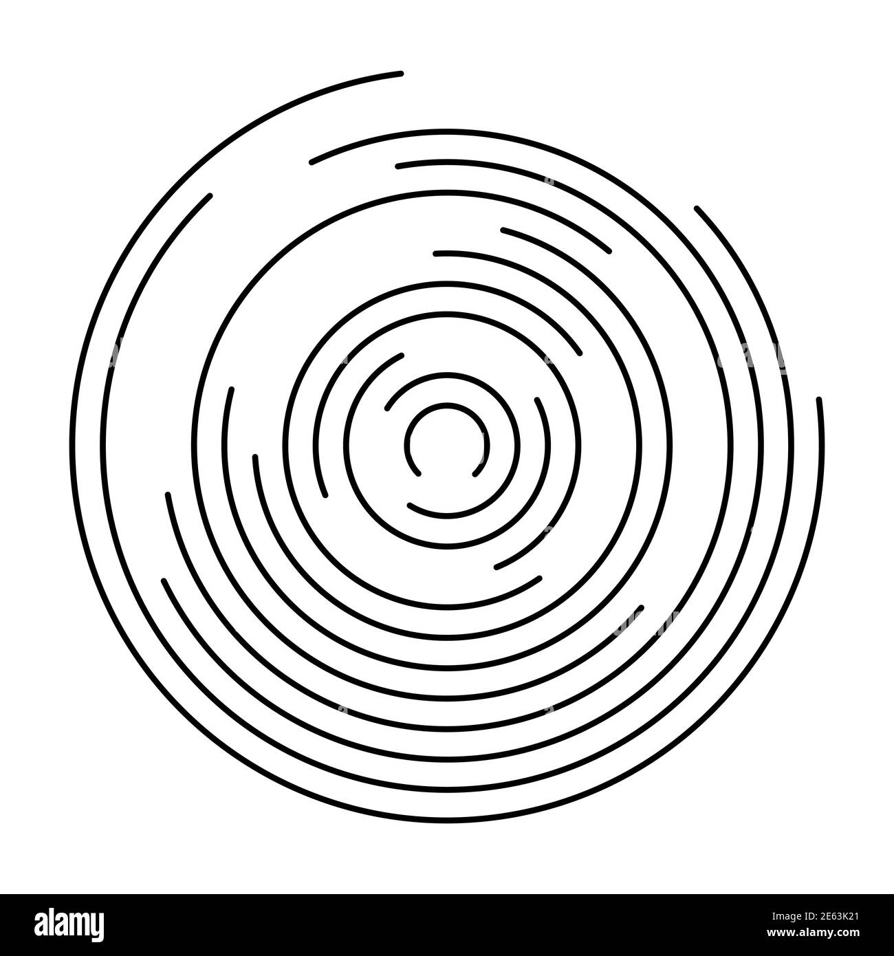 Line Vortex Design Swirled radial lines hi-res stock photography and images - Alamy