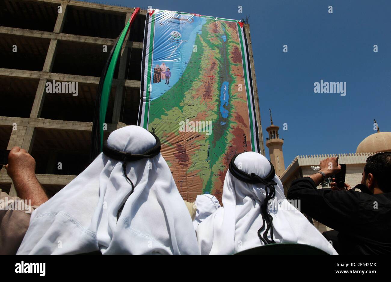 Map of palestine british mandate hi-res stock photography and images