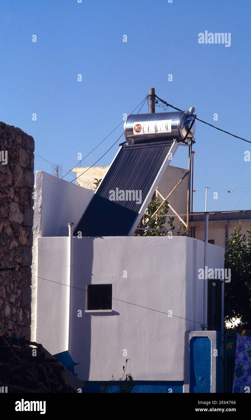 Solar Power Rodes Solar power heater hi-res stock photography and images - Alamy