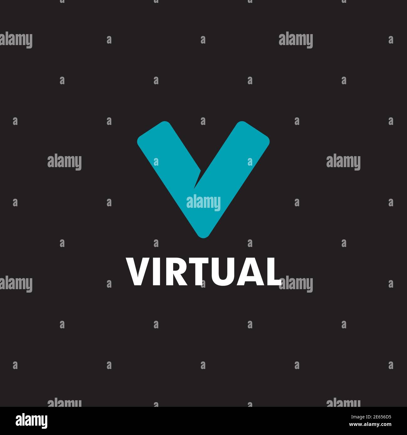 V letter initial icon logo design vector template Stock Vector Image ...
