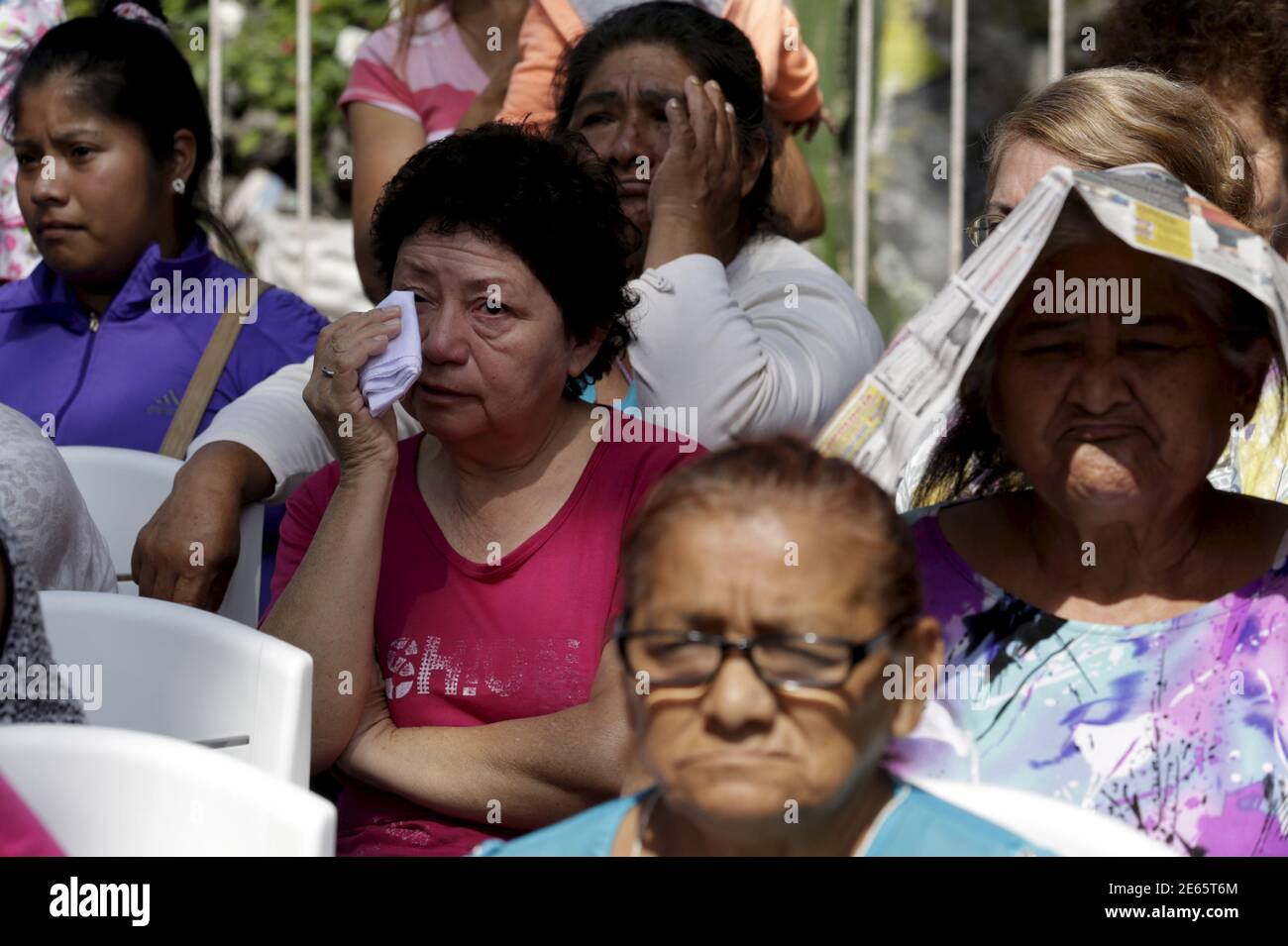 Inmates attend celebrations ahead of Mother's Day at Santa Monica female  prison in Lima, May 5, 2015. Inmates, who are mothers, are permitted to  have their children stay in prison with them