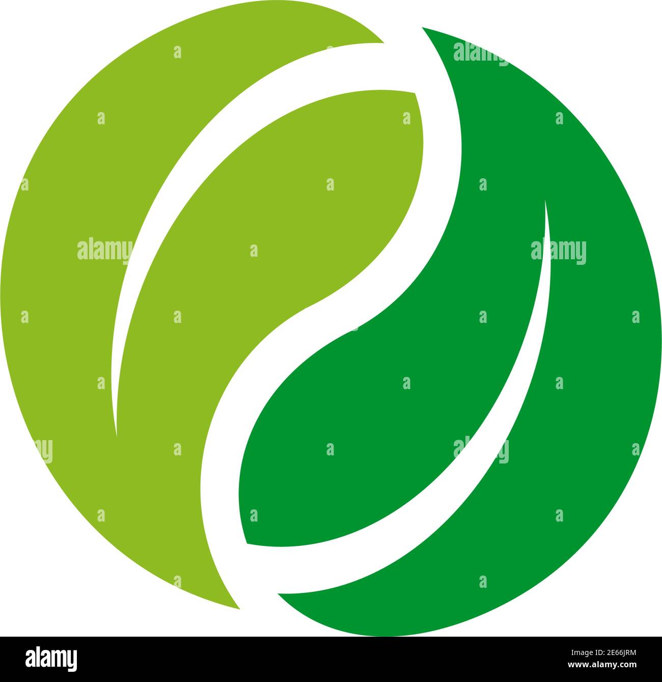 Yin yang circle icon logo design inspiration vector illustration ...