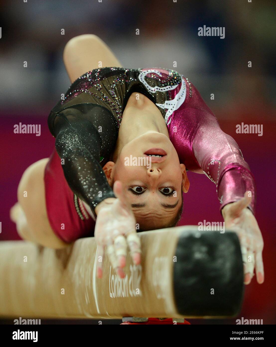 Elsa Garcia Rodriguez Blancas Of Mexico Performs On The Balance Beam During The Women S