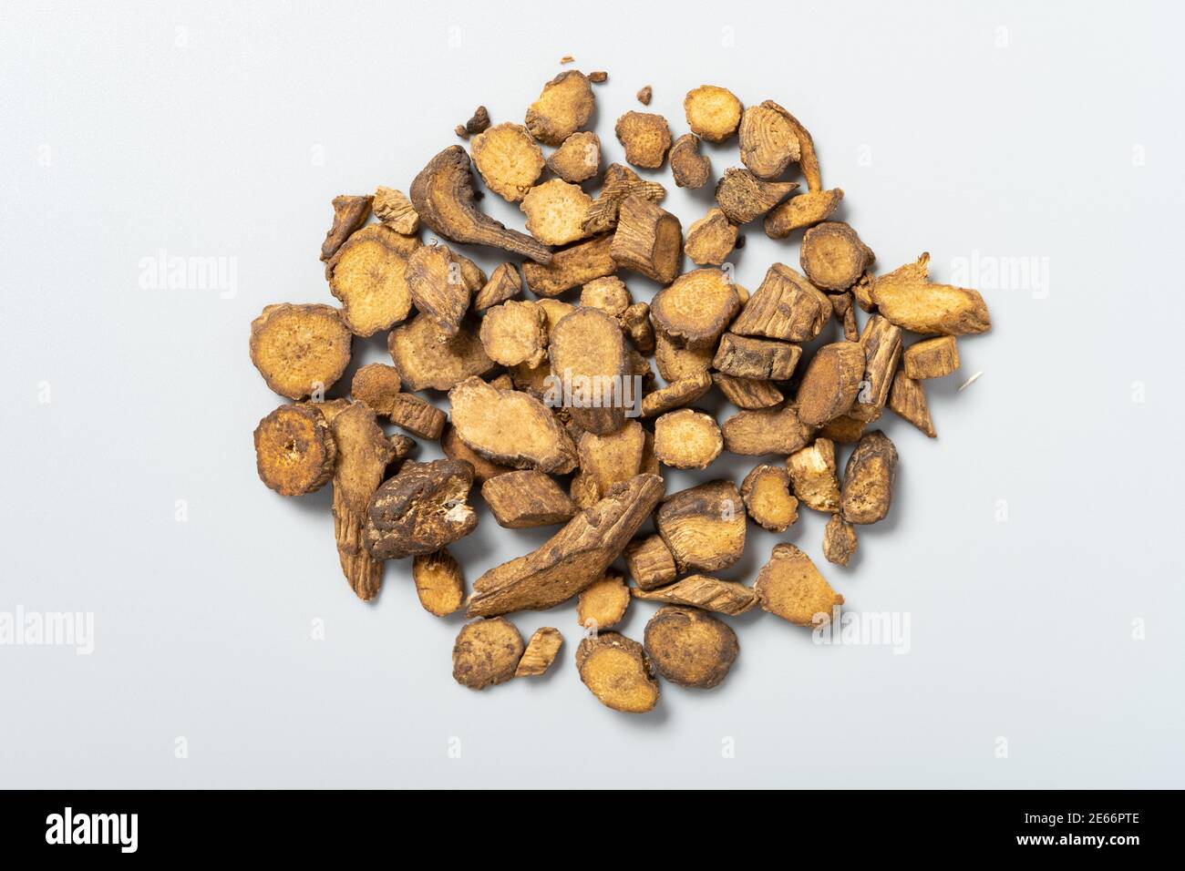 Officinalis Rice top view JiuChuanNiuXi or Cyathulae Radix or Yellow Rice Wine Processed ...