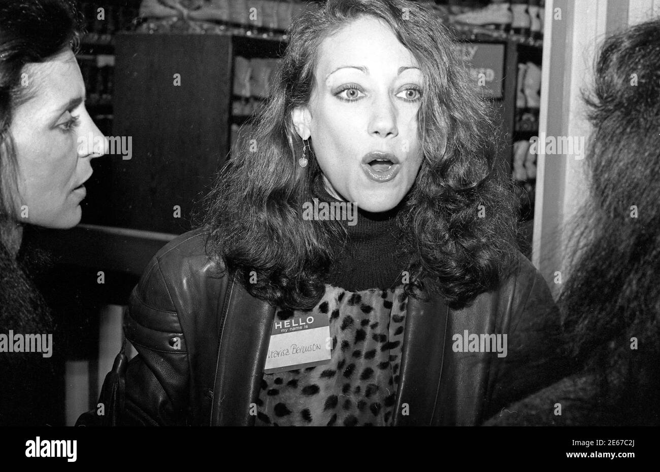Marisa Berenson at fundraise event for ERA at Flippers Roller Boogie Palace in West Hollywood circa 1970s., Stock Photo