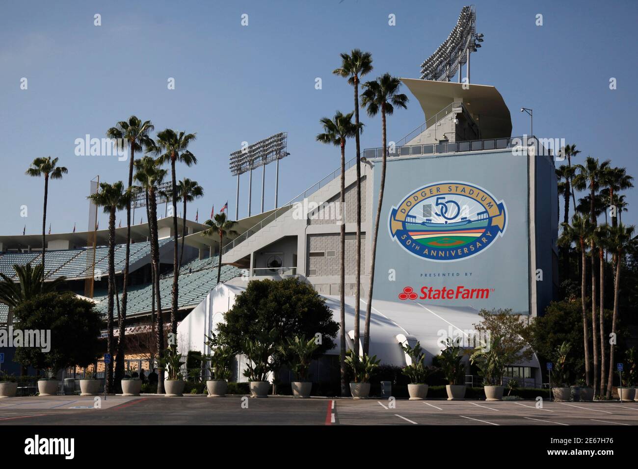 Los angeles dodgers 50th anniversary hires stock photography and
