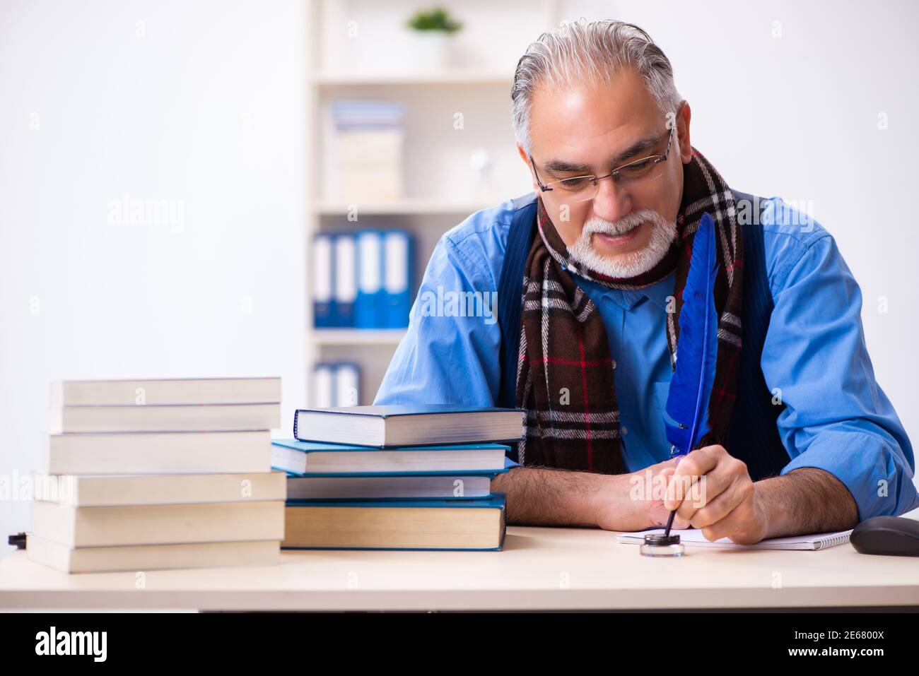 Man Write Books Male author feather writing hi-res stock photography and images - Alamy