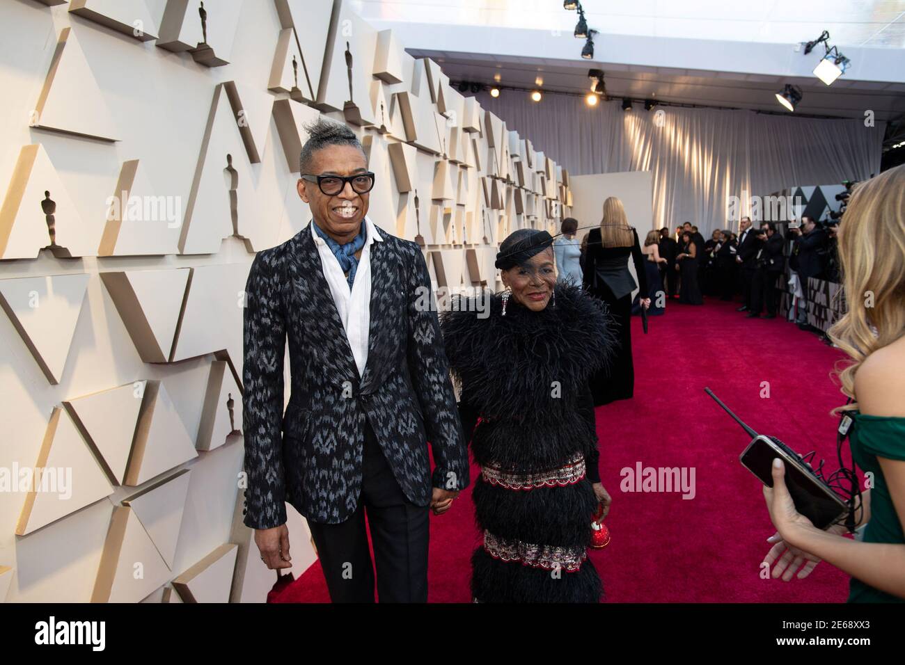 Guest and Cicely Tyson arrive on the red carpet of The 91st Oscars® at the Dolby® Theatre in Hollywood, CA on Sunday, February 24, 2019. Stock Photo