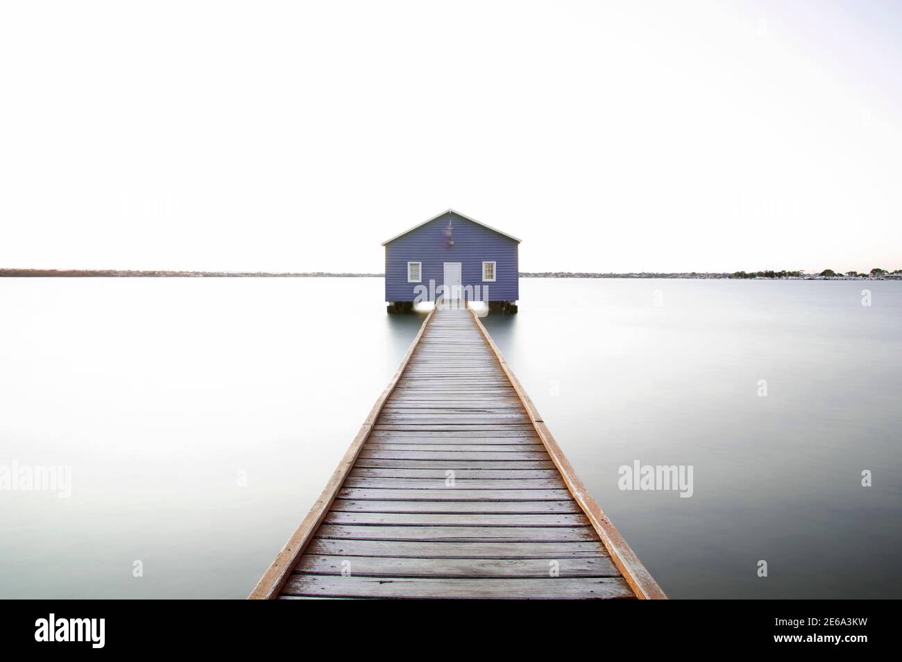 The iconic Crawley Boat House on the edge of Matilda Bay, Perth, Western Australia. Stock Photo