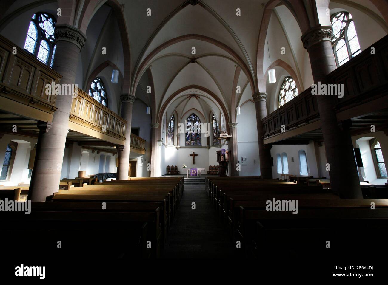 Attention Editors Image 4 Of 26 To Accompany Picture Package Twin Towns Interior Of A Church In Detmold In The West German State Of North Rhine Westphalia March 6 12 Ties