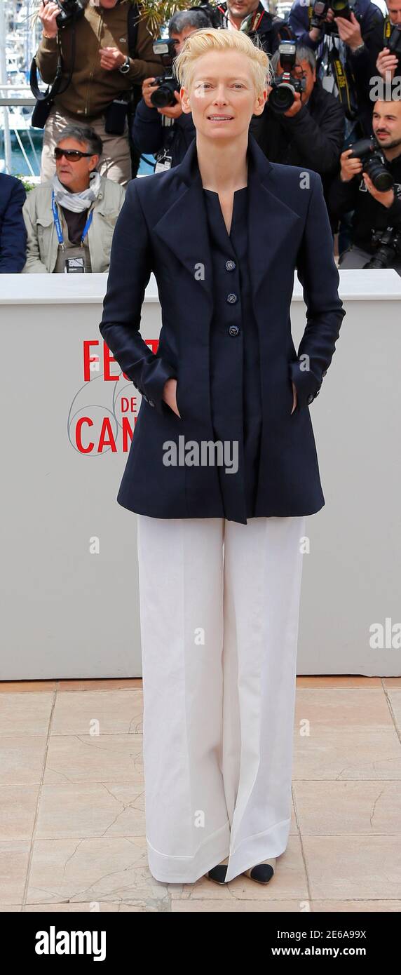 Cast Member Tilda Swinton Poses During A Photocall For The Film Only Lovers Left Alive At The 66th Cannes Film Festival In Cannes May 25 13 Reuters Yves Herman France s Entertainment Cast Member Tilda Swinton Poses During A Photocall For The Film Only Lovers Left Alive At The 66th Cannes Film Festival In Cannes May 25 13 Reuters Yves Herman France s Entertainment
