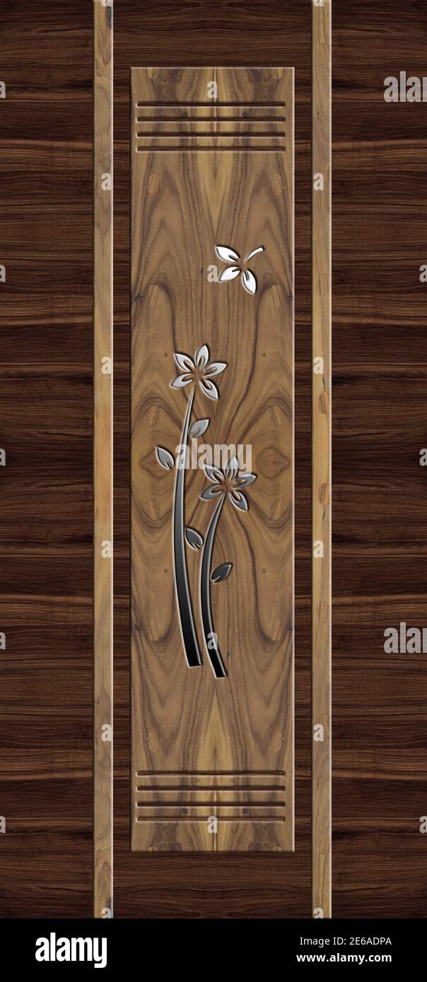 Laminated door design and background wallpaper Stock Photo - Alamy