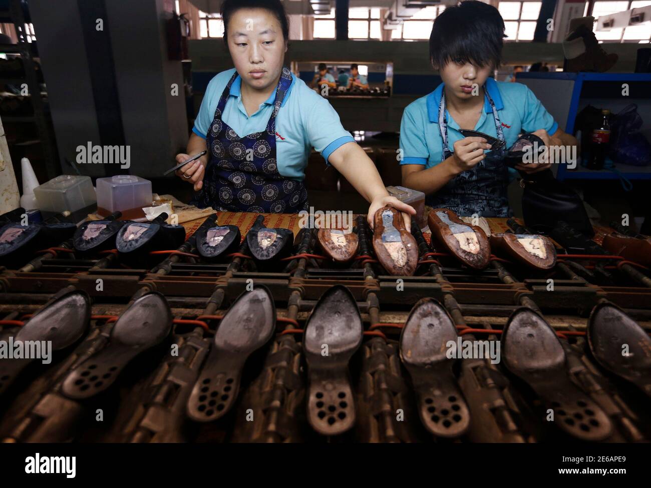 shoe production line