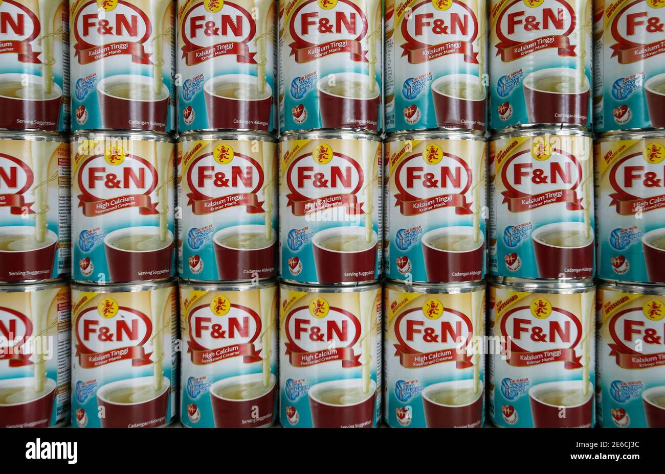 Stacks Of Fraser And Neave F N Products Are On Display At Its Factory In Pulau Indah Outside Kuala Lumpur December 4 2012 A Thai Group Extended Its Offer Deadline For F N To<script async src=