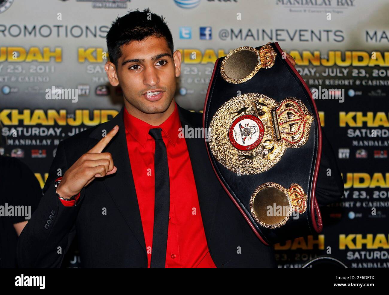 Britain's WBA Super Lightweight World Champion Amir Khan ...