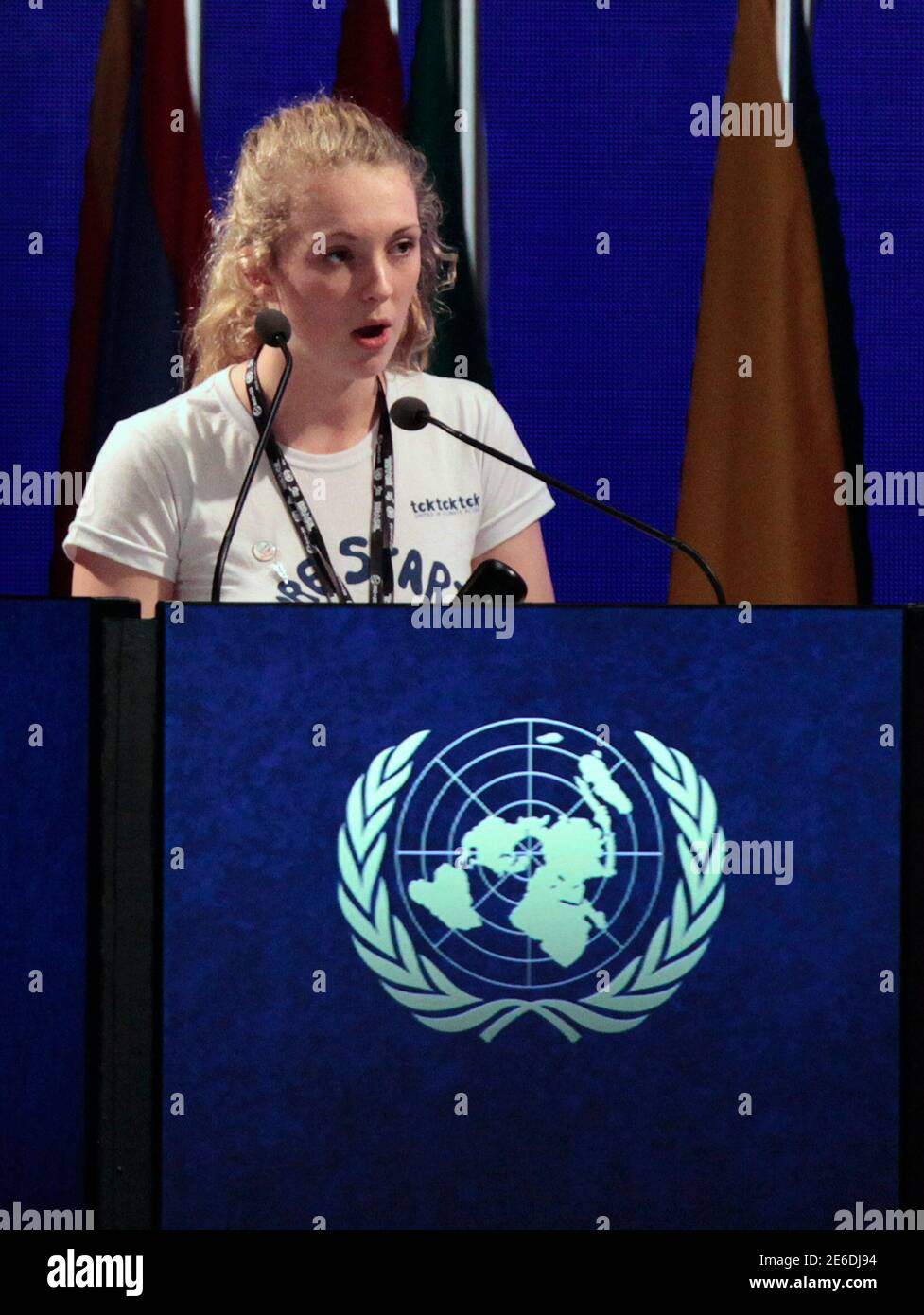 Seventeen Year Old Brittany Trilford A Student From Wellington New Zealand Speaks At The Opening Of The Rio United Nations Sustainable Development Summit In Rio De Janeiro June 12 Reuters Sergio Moraes Brazil