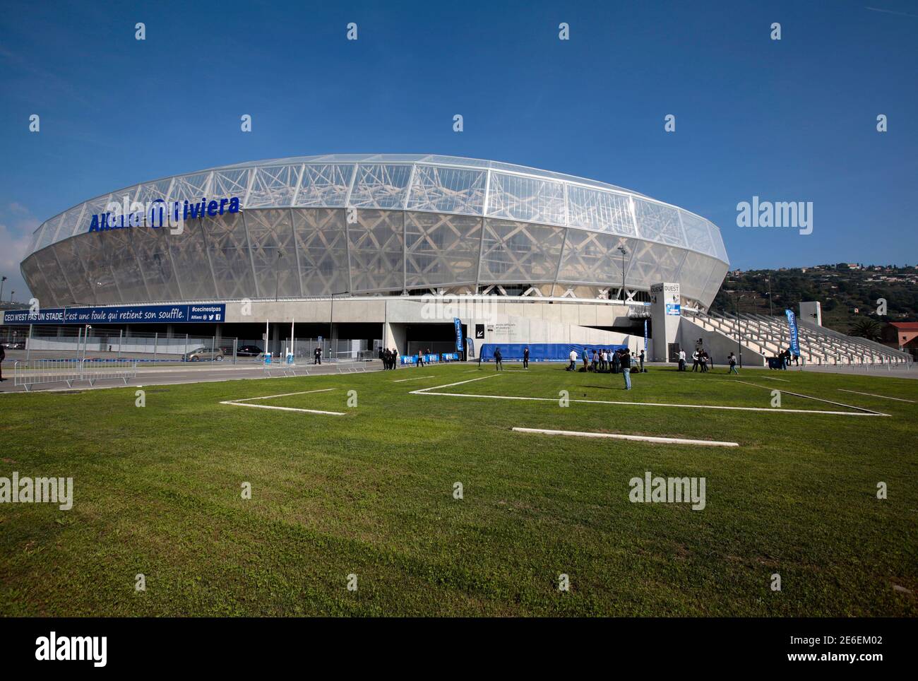 A General View Show The Allianz Riviera Stadium One Of The 10 Venues Of The Upcoming Euro 16 Soccer Championship In Nice France October 8 15 France Will Host The 16 European