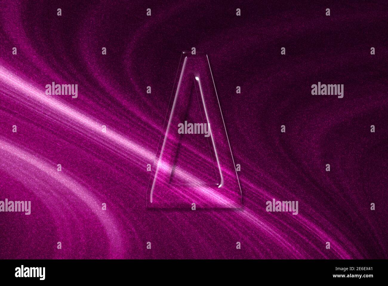 Delta sign. Delta letter, Greek alphabet Symbol, magenta background ...
