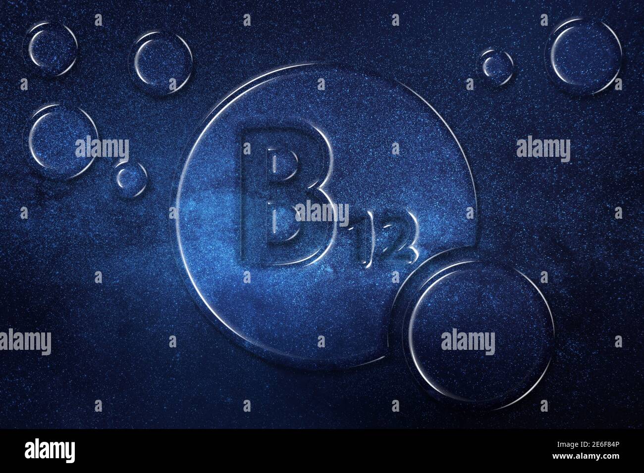 Vitamin B12 health Symbol, vitamin Concept, Cyanocobalamin, Hydroxocobalamin, Methylcobalamin