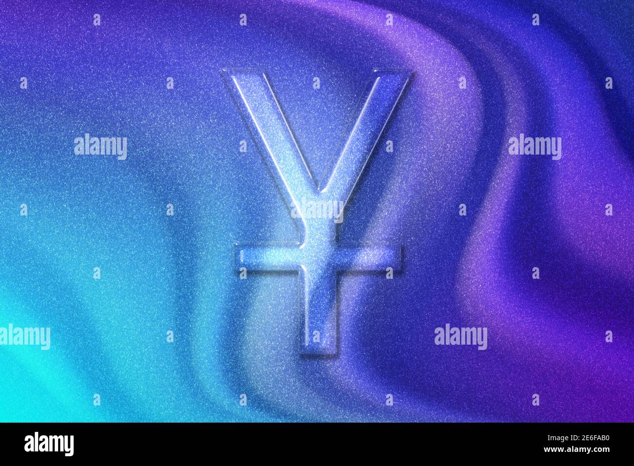 Japanese Yen, JPY Yen currency, Monetary currency symbol, violet violet ...