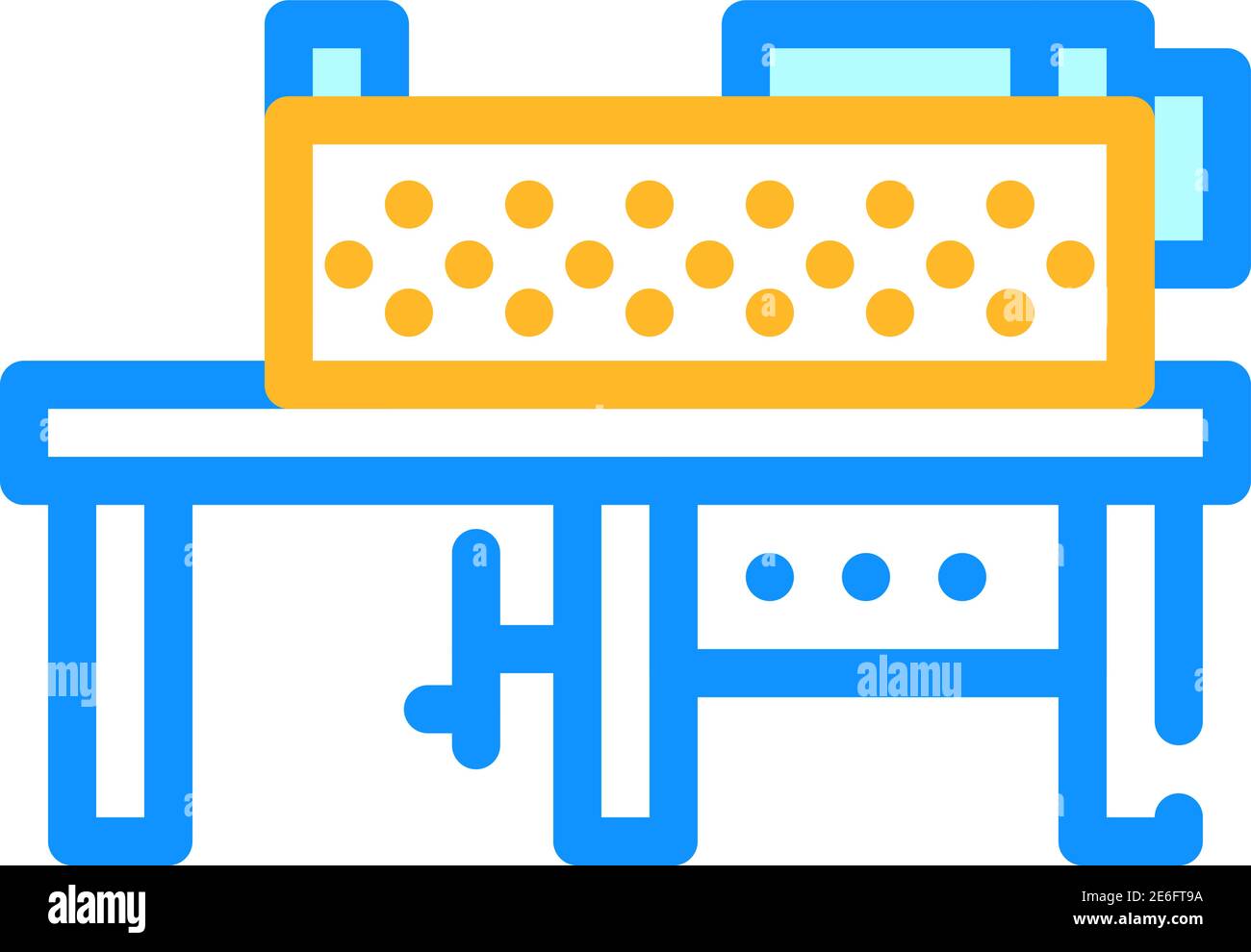 grinding machine color icon vector illustration flat Stock Vector Image ...