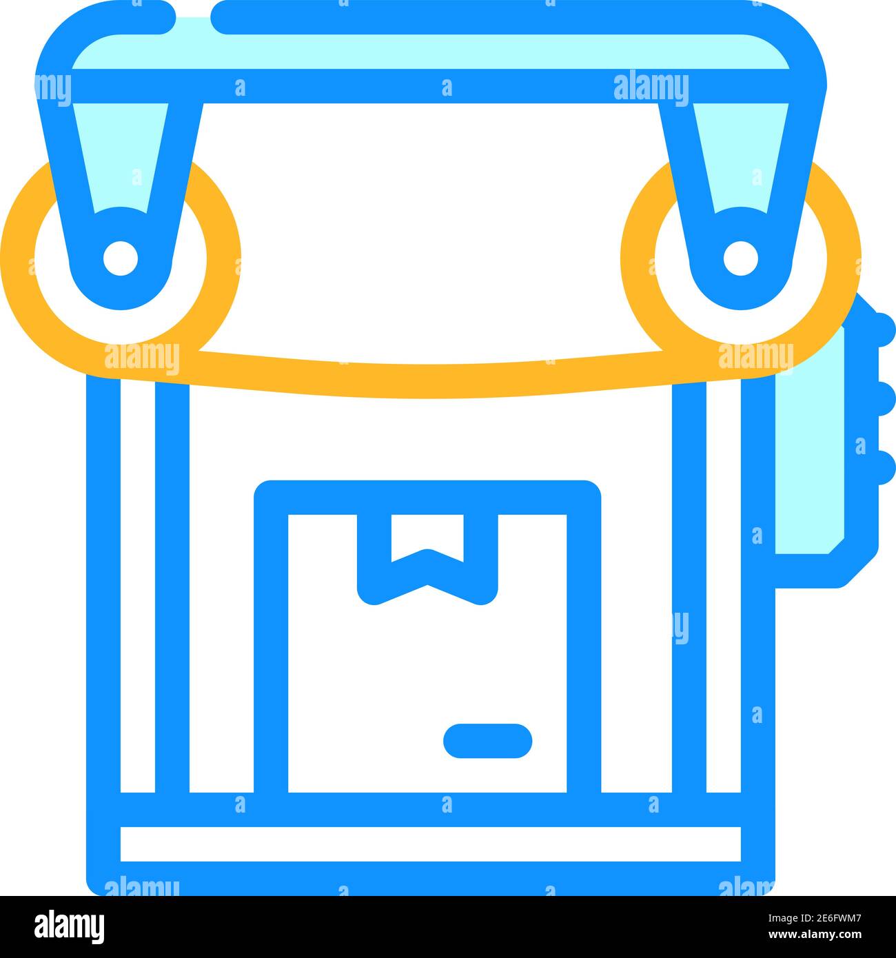 packaging machine color icon vector illustration flat Stock Vector ...